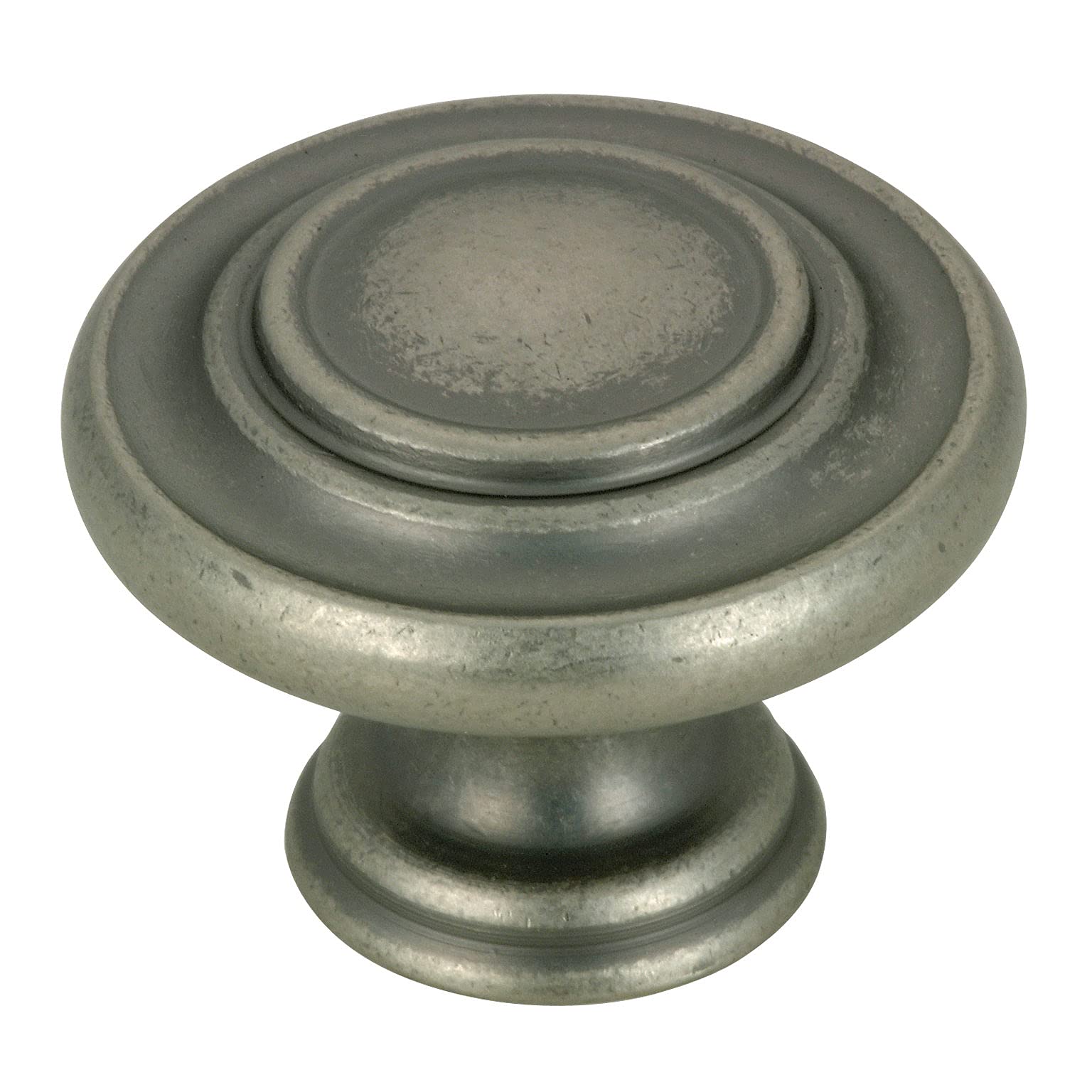 Richelieu | Notre-Dame 1 5/16-inch (34 mm) Pewter Round Cabinet Knob