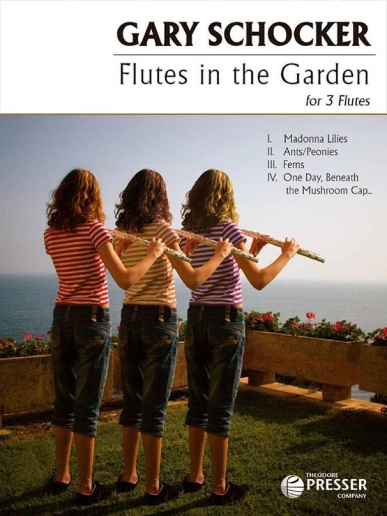 Flutes traversieres partition musique de chambre livre Flutes in the garden