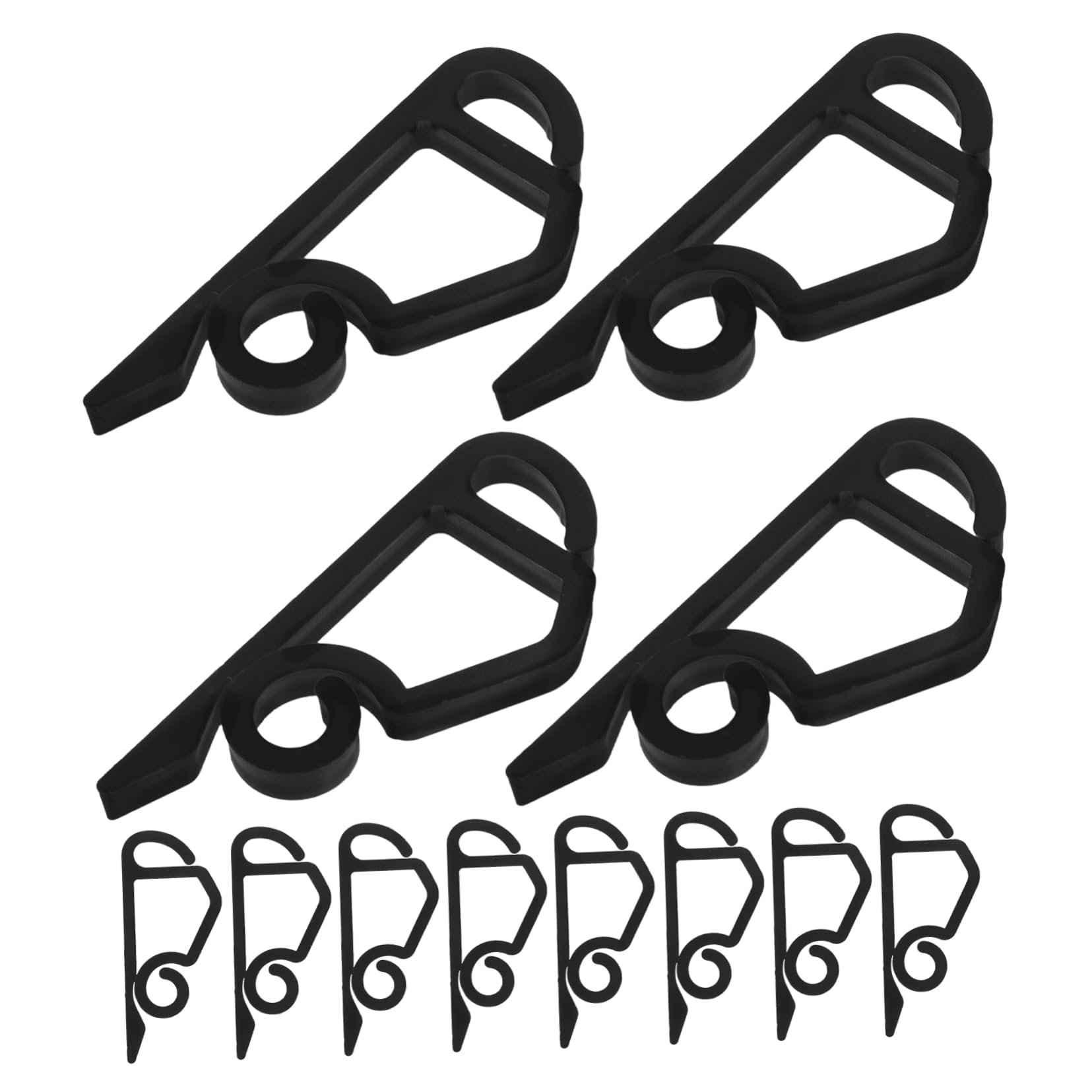 Holibanna Gutter Hanger Hooks for Lights 120pcs Plastic Hooks Easy Installation Enhance Your Outdoor Decor