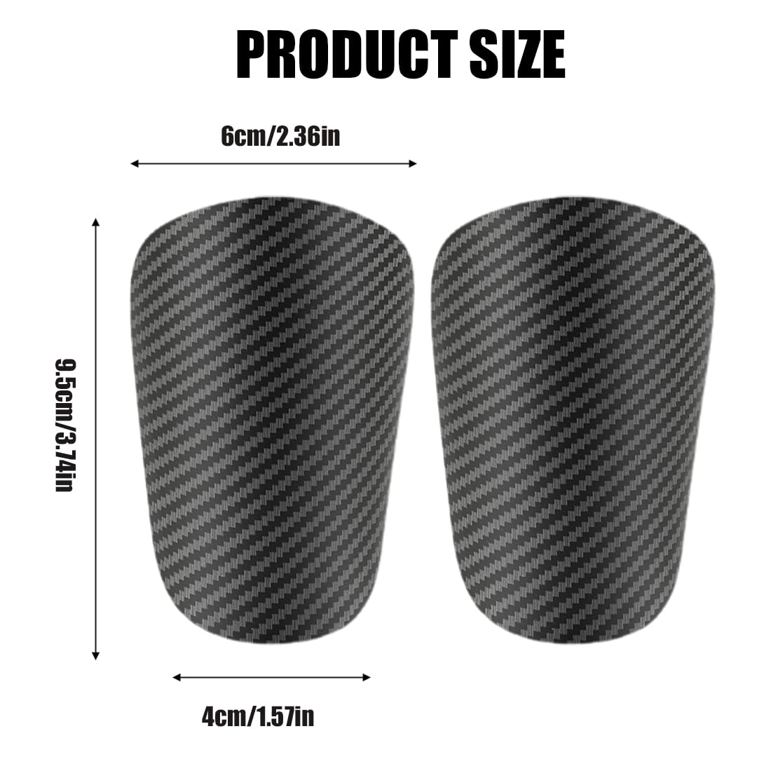 2 Piezas de Mini Espinilleras de Fútbol Mini Espinilleras Extra de 9.5x6 cm Equipo de Protección Espinilleras para Hombre Mujer Niños Niñas,espinilleras futbol,espinilleras pequeñas