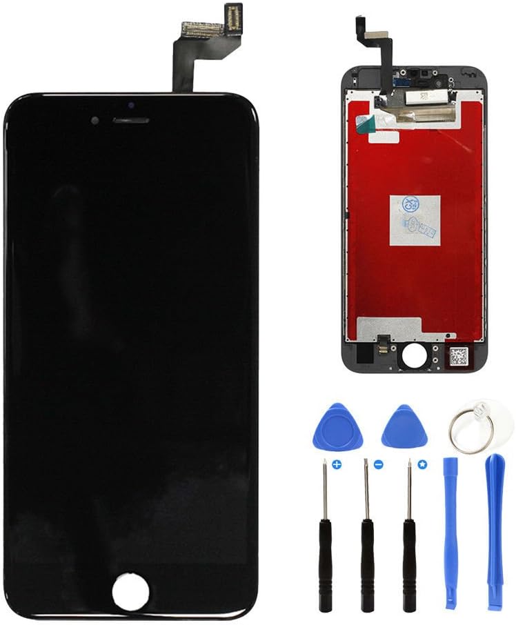 For Iphone 6s 4.7 inch LCD Display screen replacement Digitizer Assembly touchscreen with 3D touch in black(with tool kits)