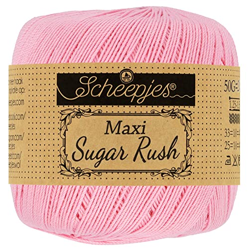 - Maxi Sugar Rush 749 Filato - 10x50g rosa