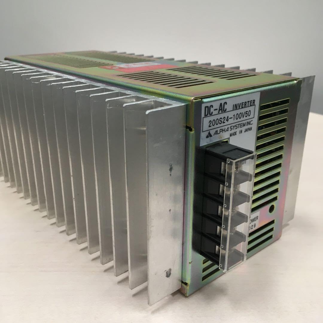 Amazon.co.jp: DC-AC インバーター 200S24-100V50 アルファ―システム社 