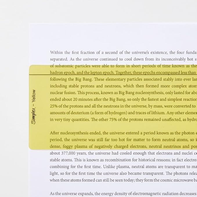 READING AID RULER (210 x 80 mm) coloured overlays for Dyslexia & Irlem ...