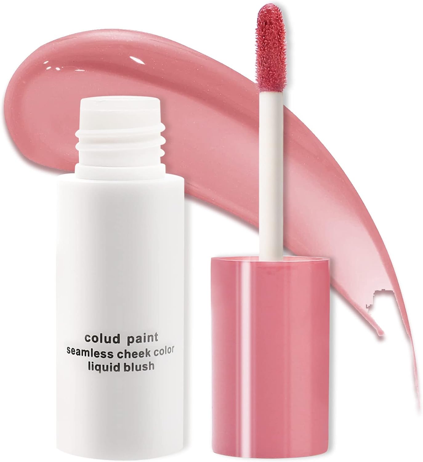 Boobeen Matte Liquid Blush Makeup, Mousse Face Blush for Cheeks, Liquid