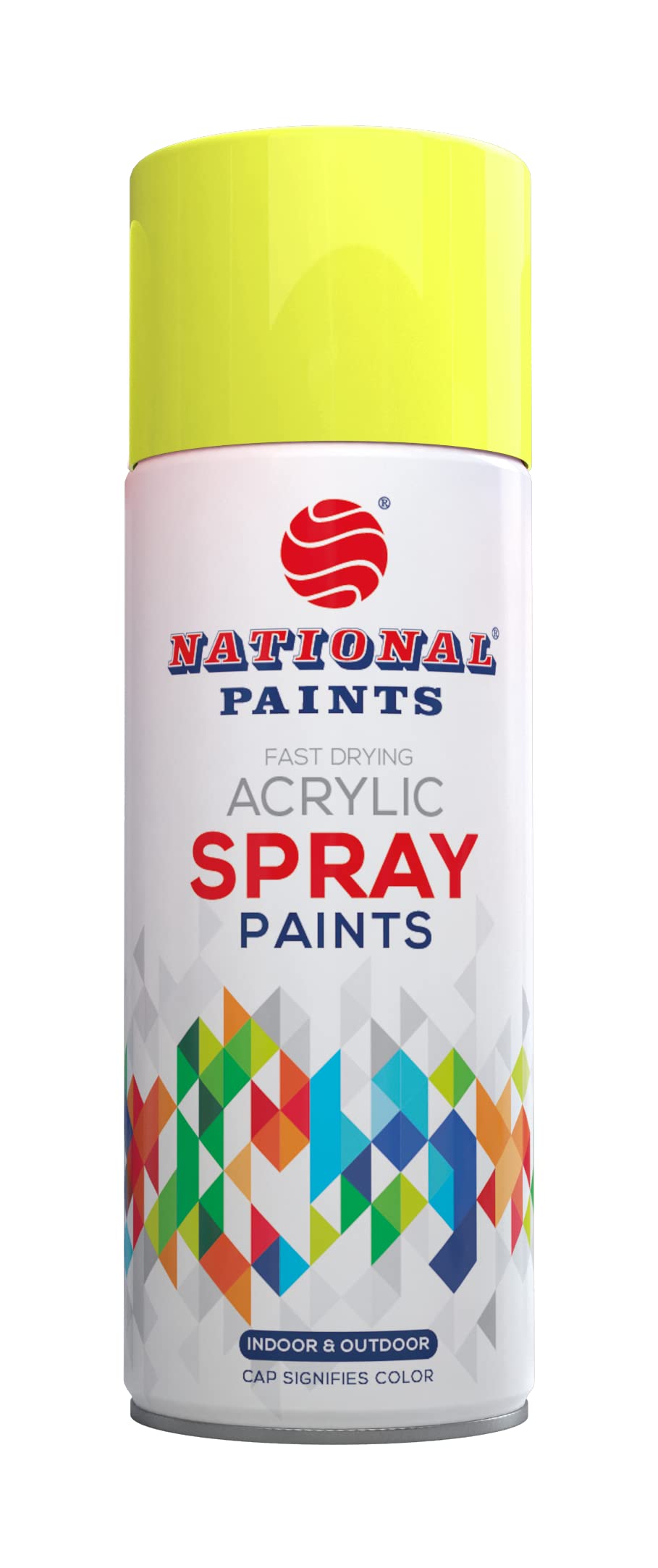 Fast Drying Acrylic Spray Paint - Fluorescent Yellow 345