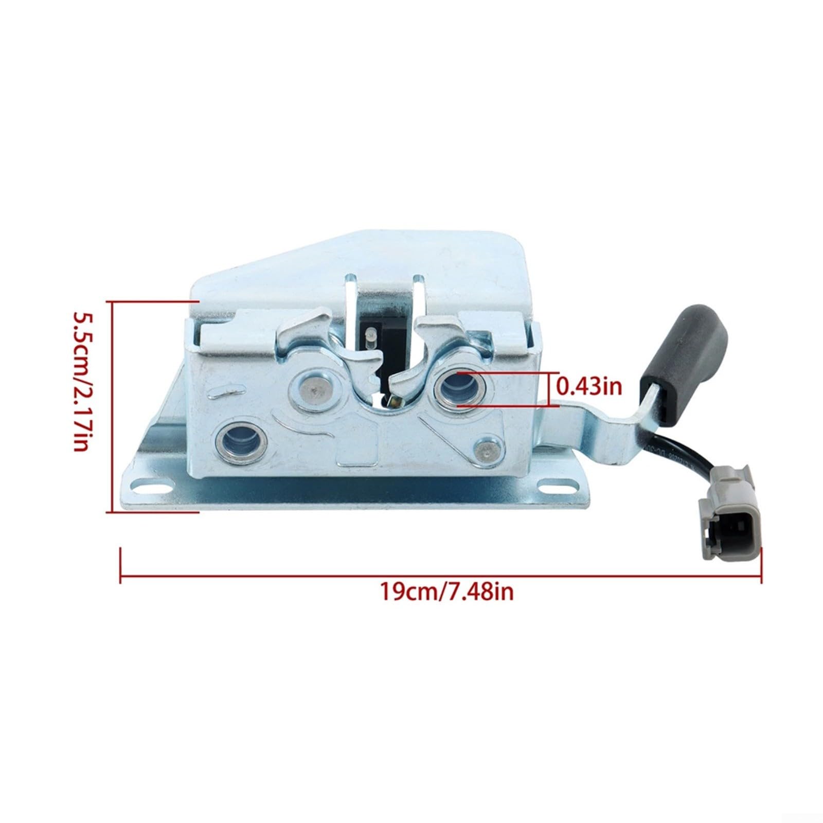 Vorne für Türriegel Montage 7109661 T250 T300 T450 T550 T590 T650 T740 Kompaktlader Metall