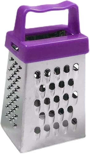 Trituradora de verduras fácil de usar conveniente acero inoxidable resistente a la corrosión Rallador de queso seguro utensilios de cocina púrpura