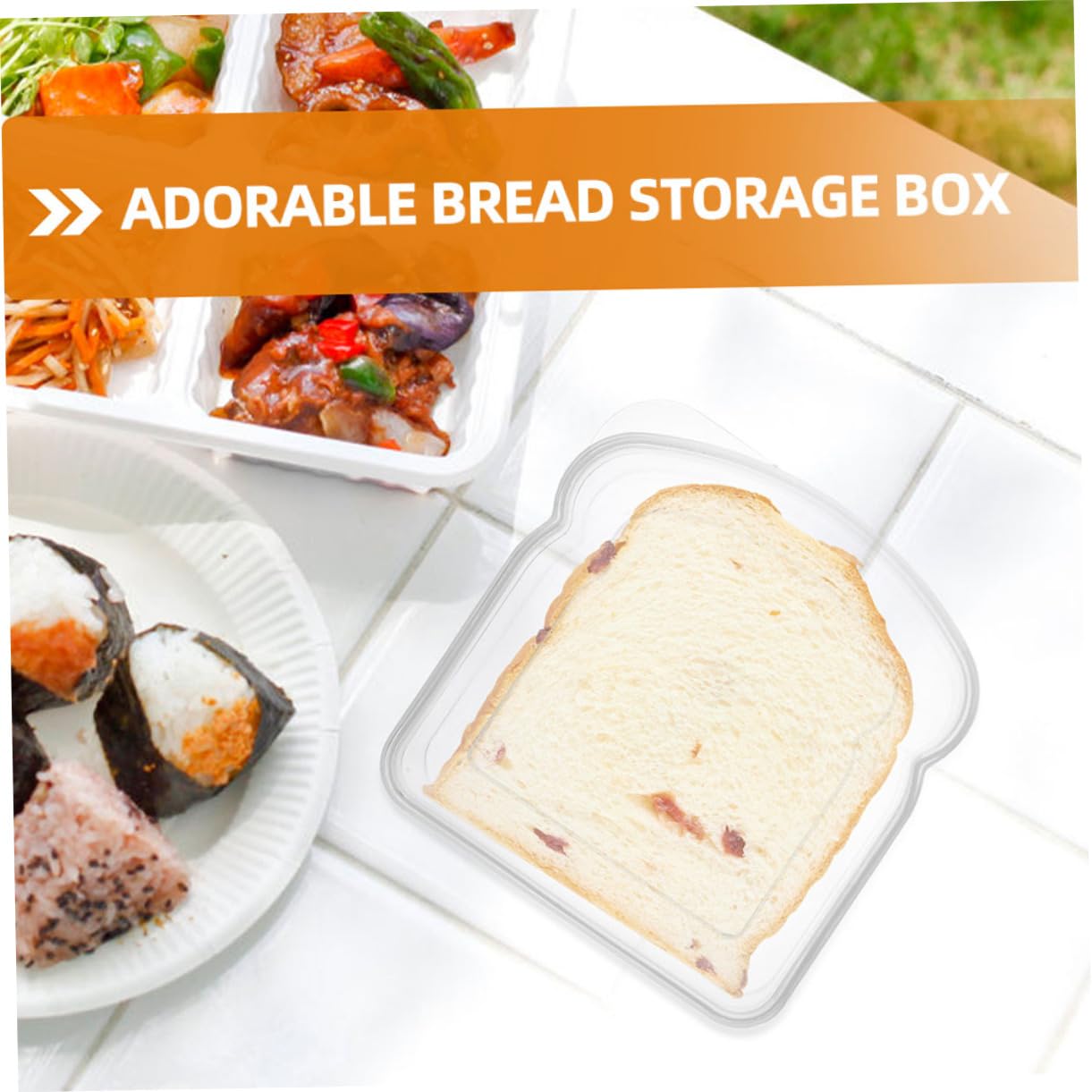 PRETYZOOM 8 Pz Scatola Per Toast Contenitore Contenitori Trasparenti Scatole Per Panetteria Contenitori Per Alimenti Piccoli Con Coperchi Sandwich Per Adulti Pp