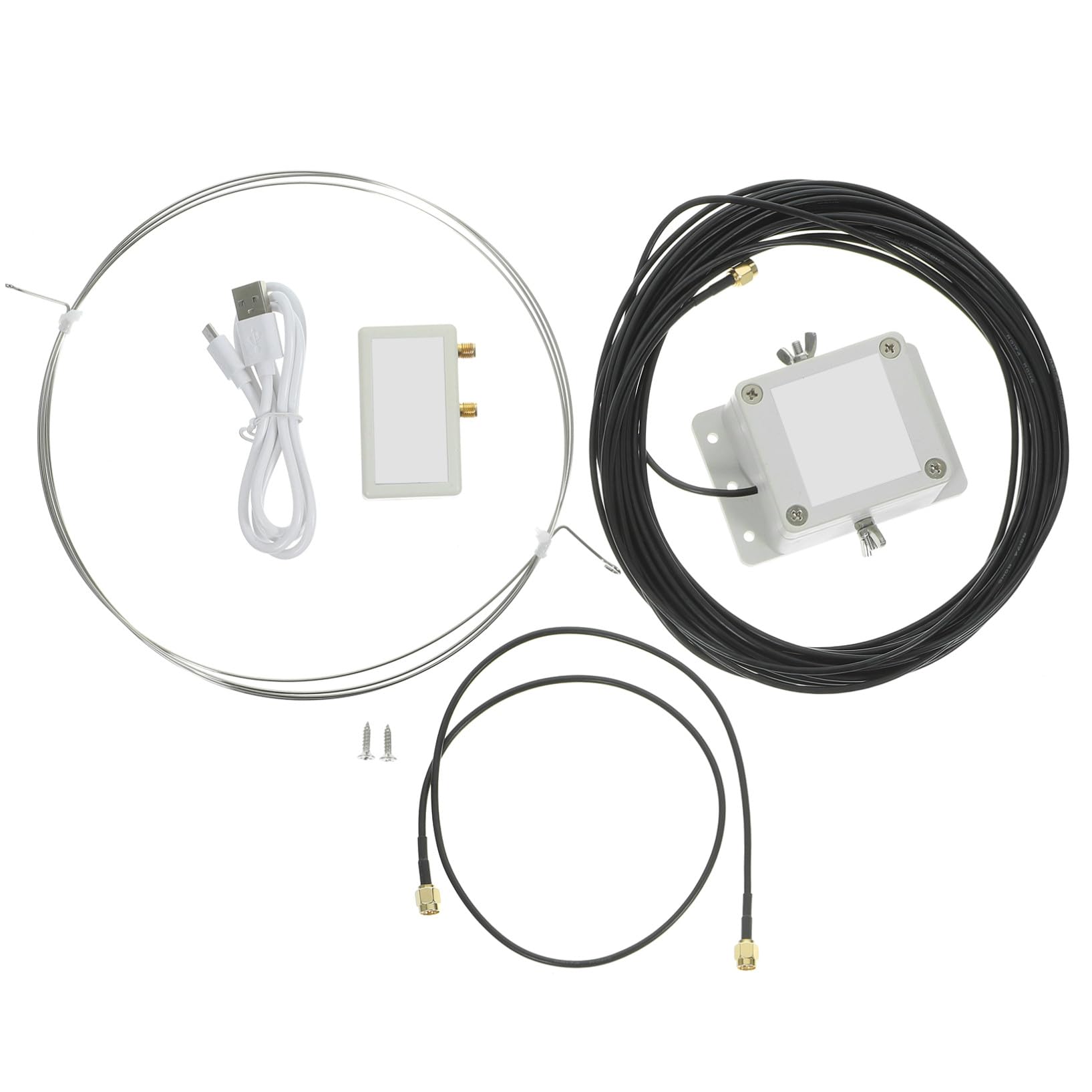 Homoyoyo Antenne Annulaire Active Mla-30 Suppression du Bruit Local Interférences, en Plastique, Modèle de 8, pour Toit ou Balcon