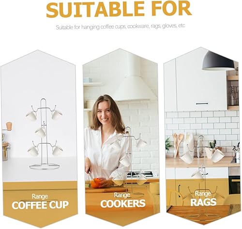 Miniatura 2 de STOBAZA Soporte para taza de café, soporte para taza, árbol, soporte para encimera, soporte para tazas, platos, soporte para tazas de té, soporte de