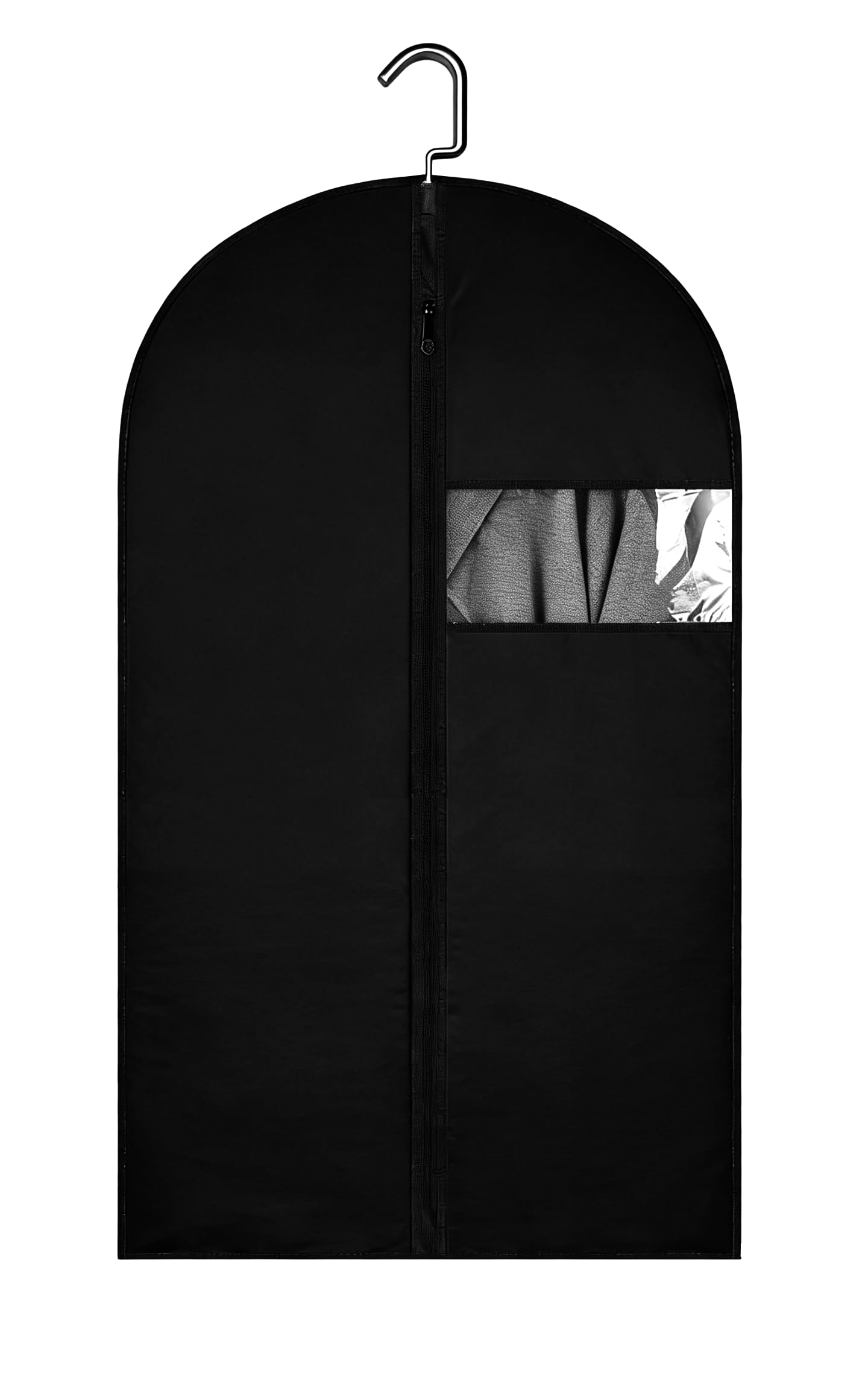 39-Inch Garment Bags for Hanging Clothes Clear Window Dust-Proof Suit Bags for Suits Coats Dresses - Closet Storage