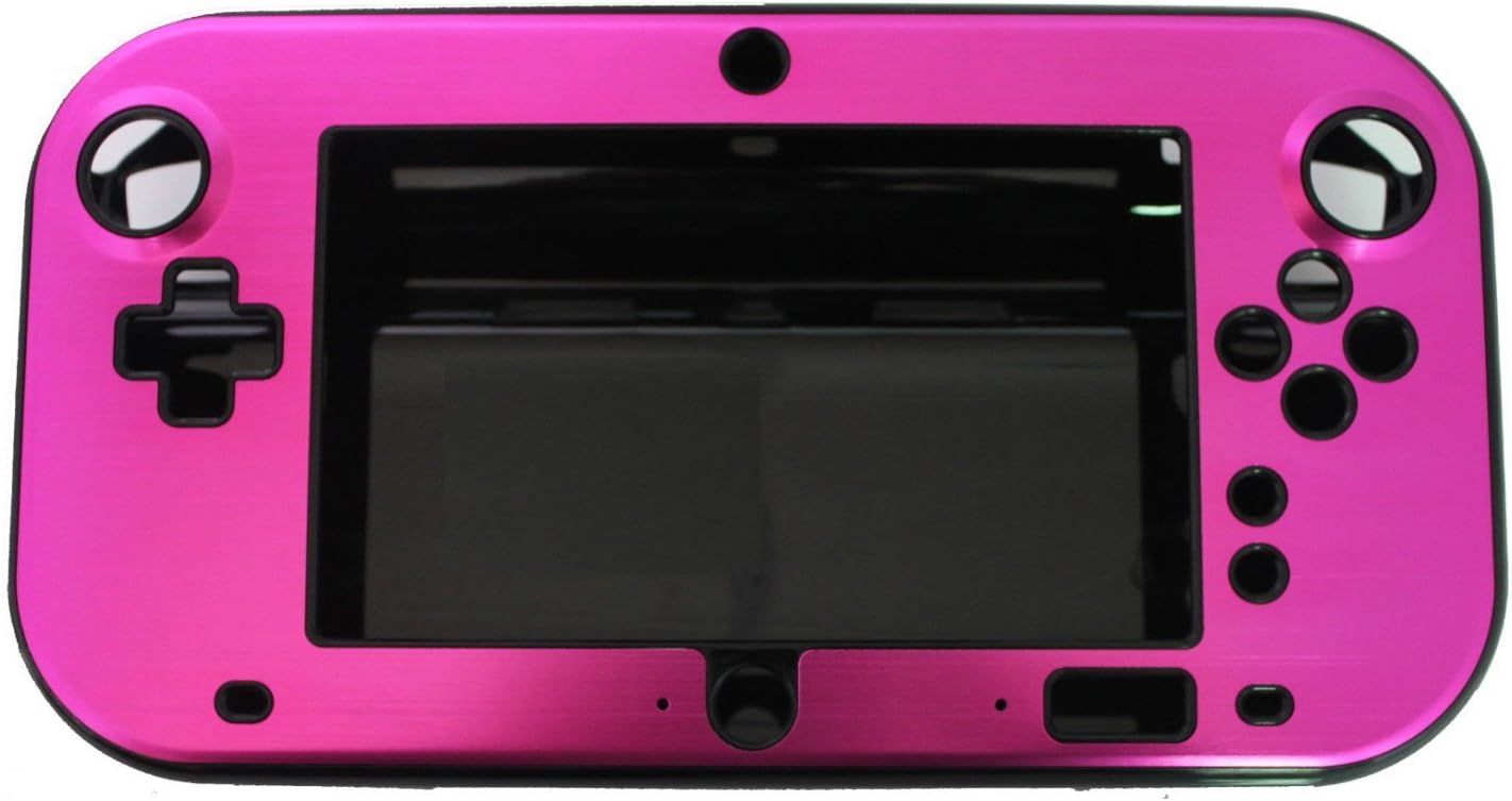 OSTENT Anti-Shock Hard Aluminum Metal Box Cover Case Shell for Nintendo Wii U Gamepad Color Light Blue