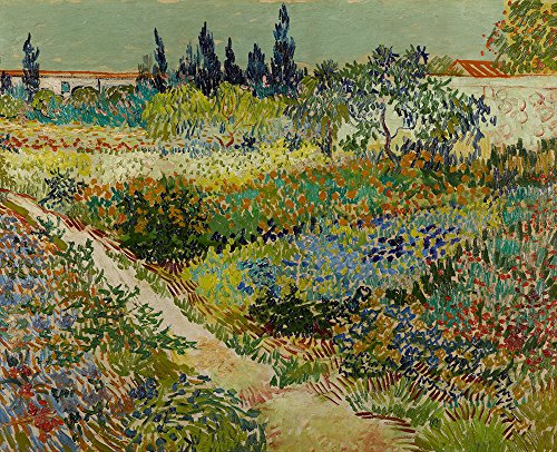 Impression d'art Van Gogh Garden at Arles grand format mat de qualité musée - 2