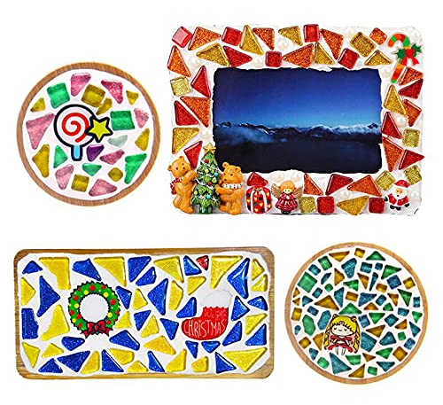 Btmiey BTMU1000118 500G Glue Down Irregular Tiny Mosaic Tile Hobbies Children Handmade Crystal Craft thumb #4