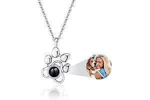 Personalized Picture Necklace Projection Necklace with Photo Inside