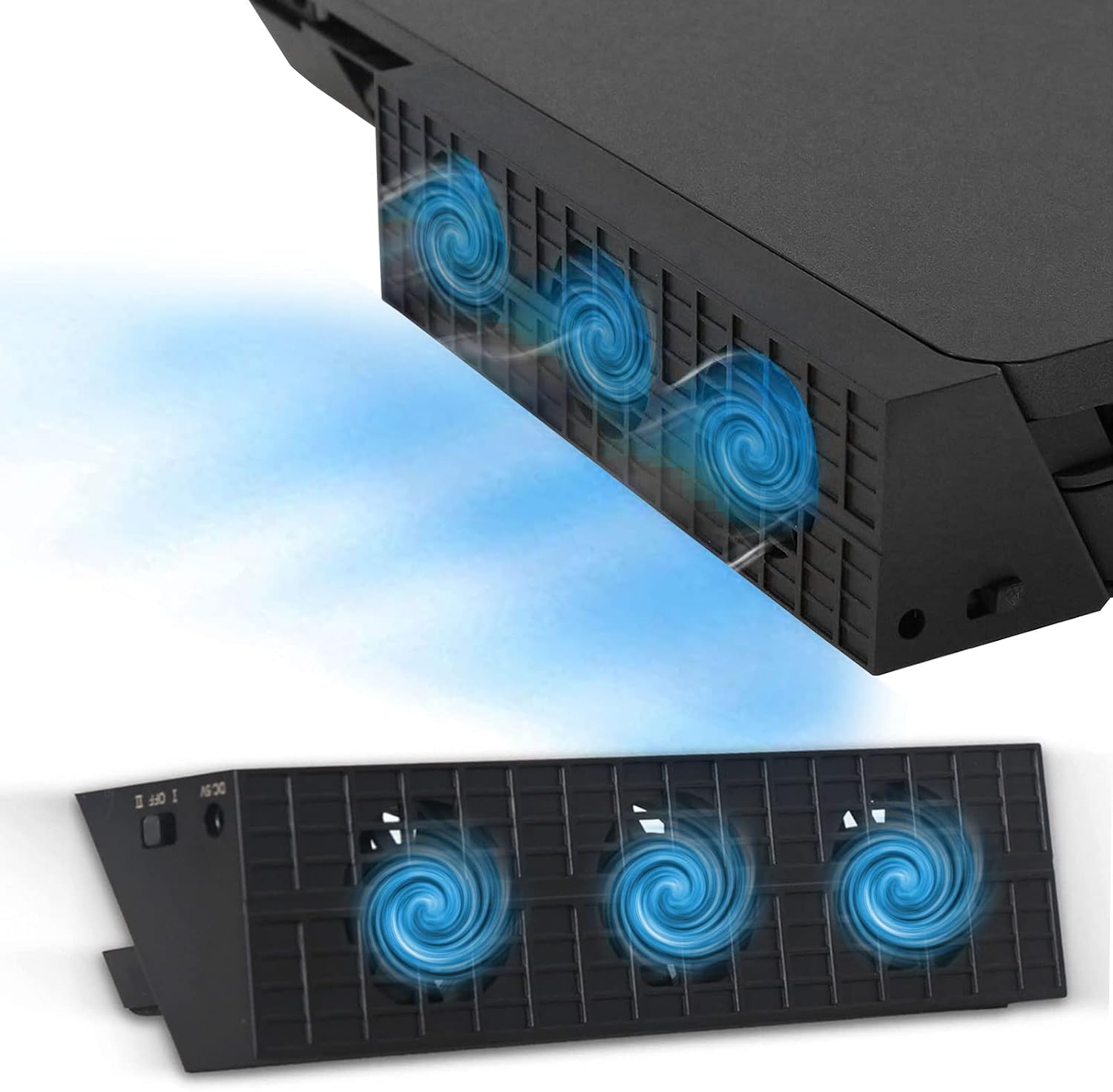 Linkhood Cooling Fan for PS4 Slim, External USB Cooler Game