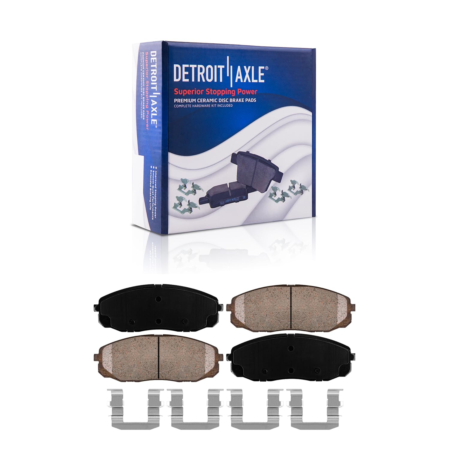 Detroit Axle - Front Brake Pads for 2015-2021 Kia Sedona