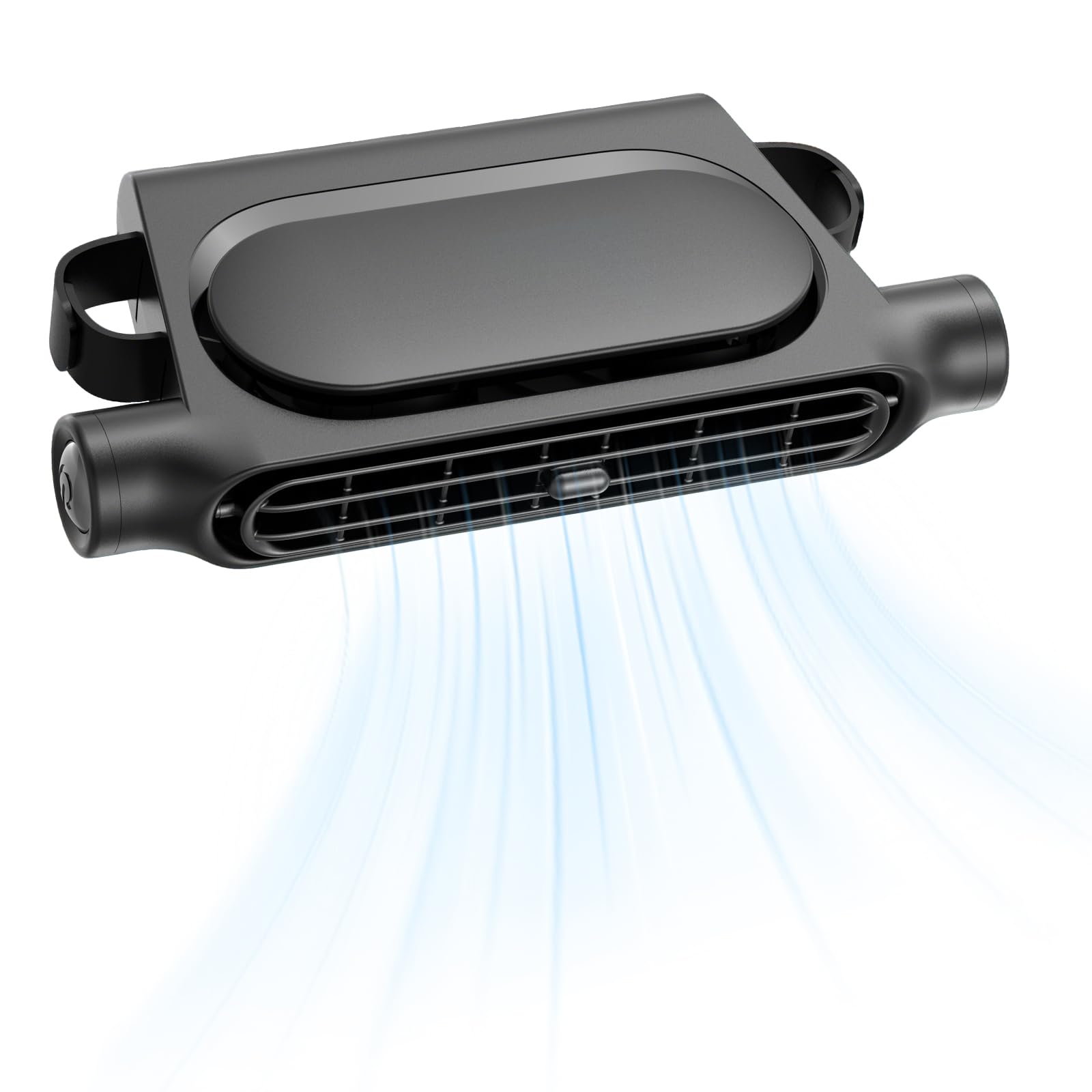 Ventilatore per Auto con Doppio Turbo, Ventola di Raffreddamento per Auto Regolabile con 3 velocità, Ventola di Raffreddamento Portatile per Sedile Auto per SUV, Camion, Berlina