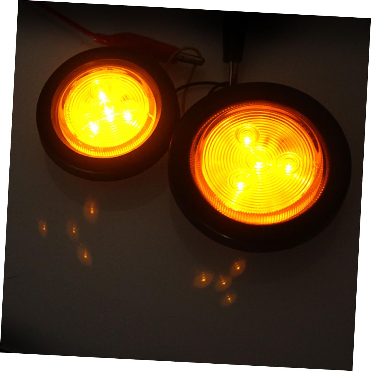Alipis 5Pezzi Luce Laterale LED Gialli Per Camion e Alta Luminosità Facile Installazione Basso Consumo Durata Design