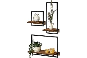 Rustic Wooden Wall Shelves - Home Decor Elevated