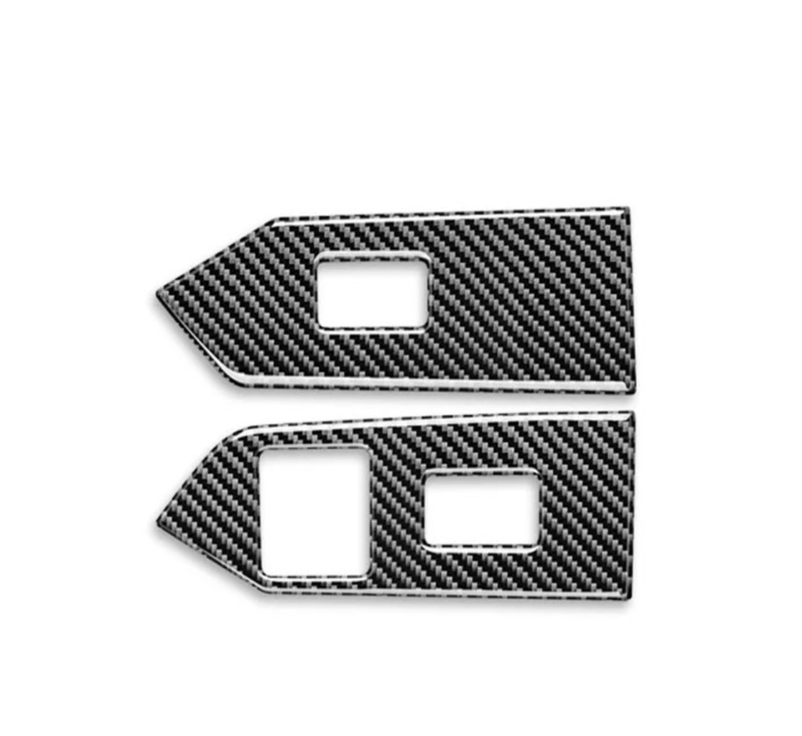 Car Interior Moulding Trim for Mustang 2010 2011 2012 2013 2014 Accessories Interior Trim Decoration Cover Sticker Real Carbon Fiber Interior Accessories(Window Switch A)