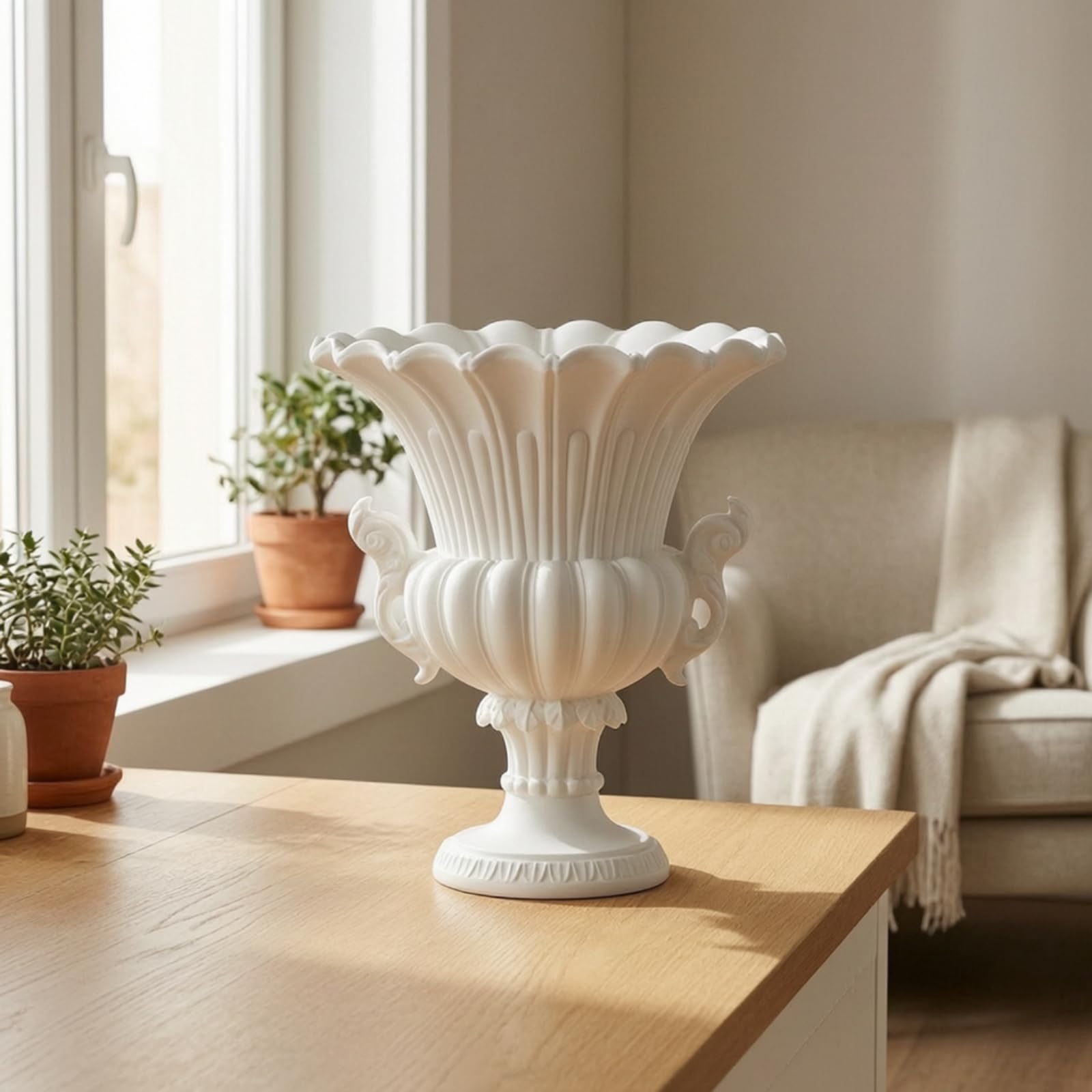 Vaso Decorativo Anfora Impermeabile | Stile , Antico, Vaso anfora, per Matrimonio, Soggiorno, Centrotavola, Fioristi