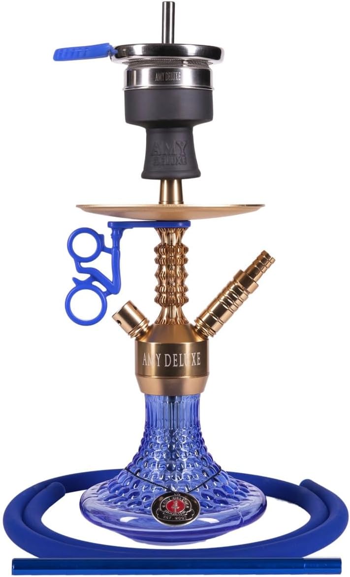 Amy Deluxe German hookah shisha set, 072.03 Alu Antique Berry Mini