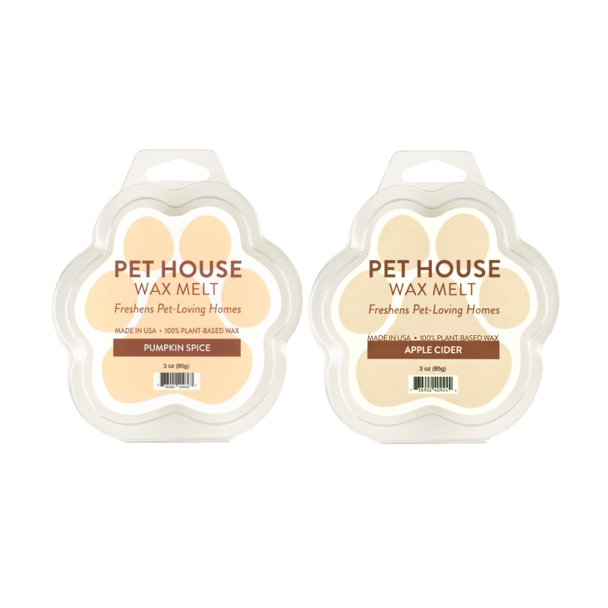 Apple Cider &amp; Pumpkin Spice Wax Melts for Warmer Plant-Based Wax, Pet House