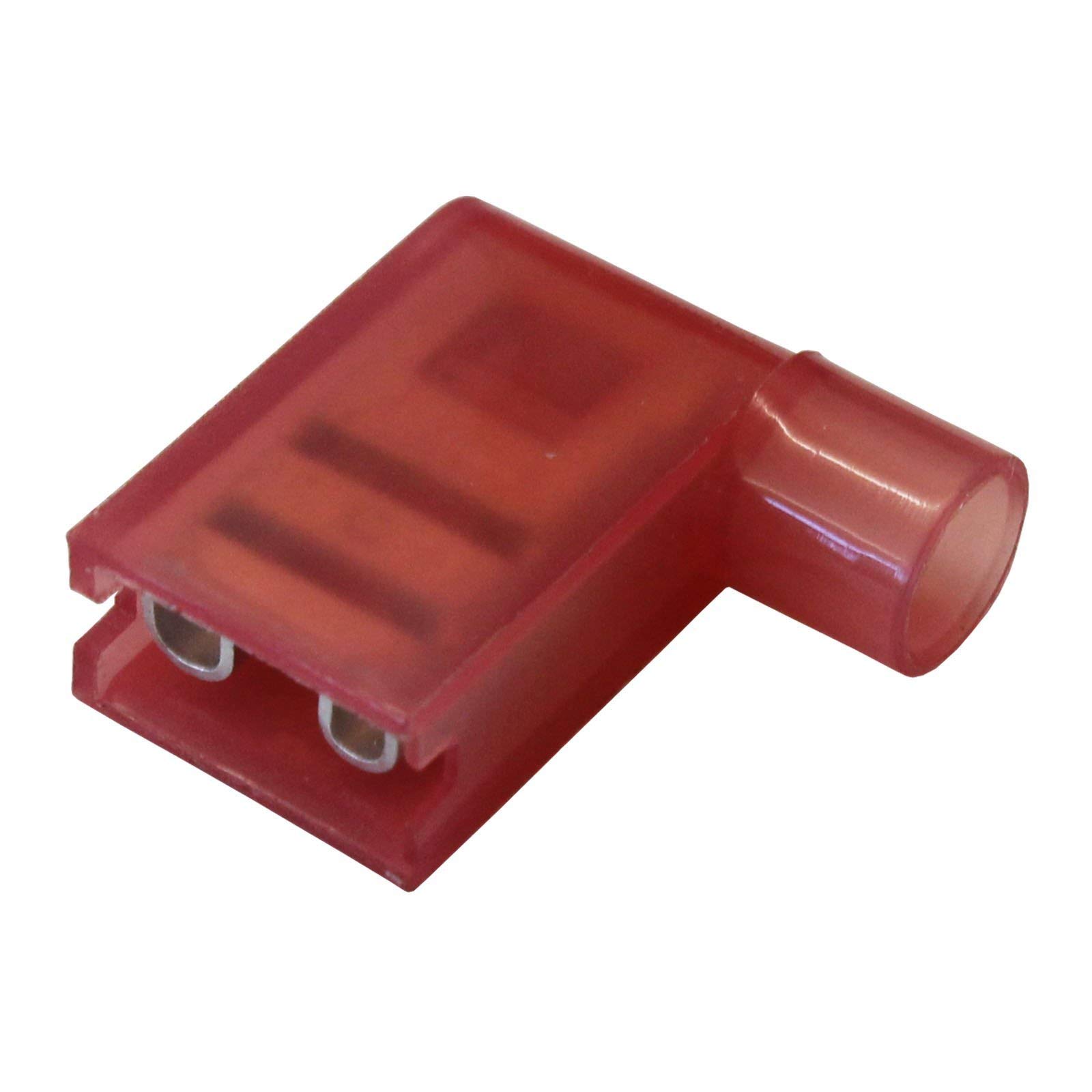 20 x Red 6.3mm Flag Terminal Insulated Spade Wire Crimp Electrical Connector