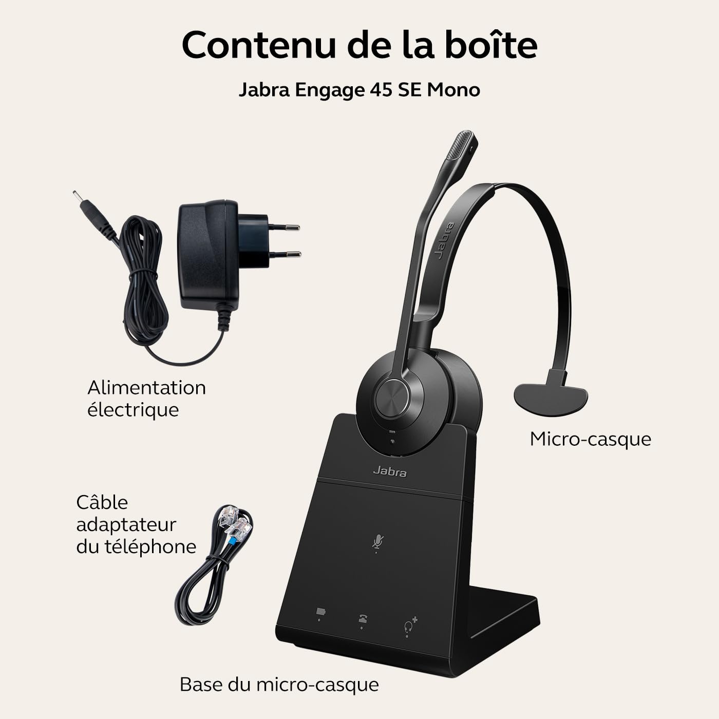 Jabra Engage 45 SE Mono