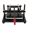 Leather Cutting Machine, Hand Press Embossing Manual, Clicker Press, 26x16cm Heavy Duty Leather Embossing Machine, with Anti Slip Feet and Nylon Pad, 2T Load Bearing Capacity, for Cut Leather, Paper