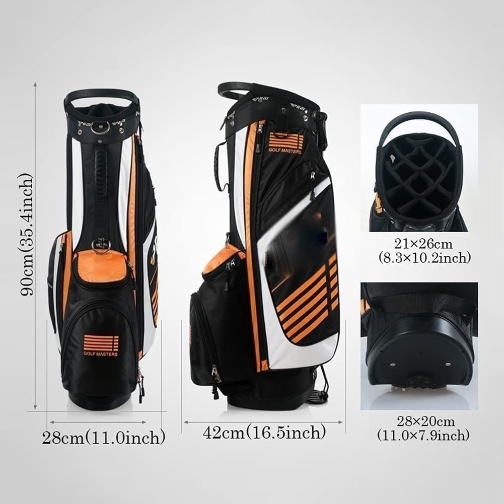 sacca da golf, Borsa da golf leggera | Sacca professionale ideale for il driving range, sacca con doppie cinghie e supporto