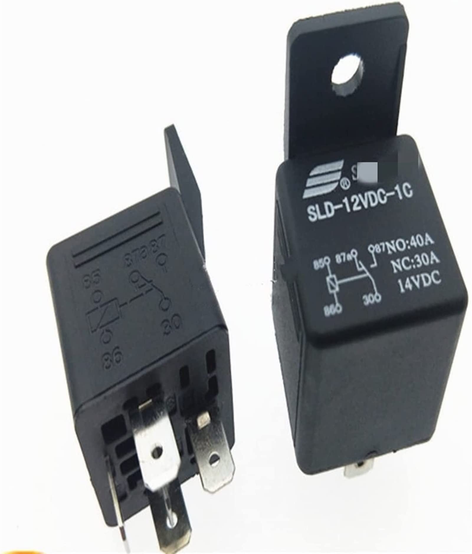 LKPEHTAGN Relay 10pcs 5 Pin 40A Waterproof Car Long Life Automotive Relays Normally Open SLD-12VDC-1C SLD-24VDC-1C DC12V/24V