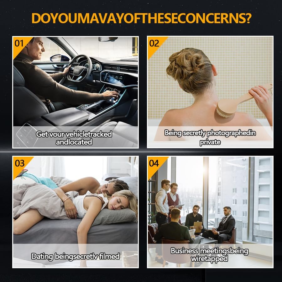 Miniatura 5 de Detectores de cámara oculta Dispositivos ocultos - Detector de errores de cámara espía Detector de privacidad Protector de privacidad Detector de