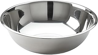 American METALCRAFT, Inc. SSB400 Stainless Steel Mixing Bowl, 10.5' Diameter, Silver, 4-Quart