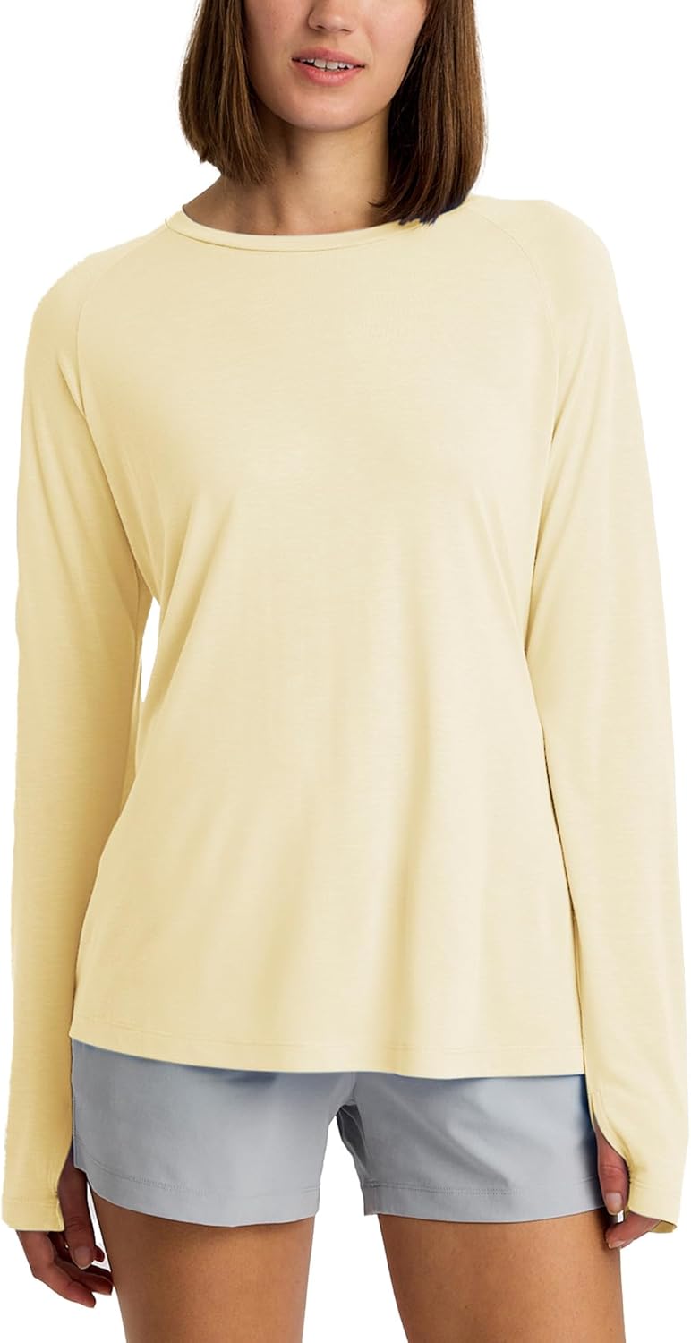Free Fly Women's Lightweight Long Sleeve II - UPF 20+ Sun Protection Bamboo Viscose Ultra Soft Womens Shirts