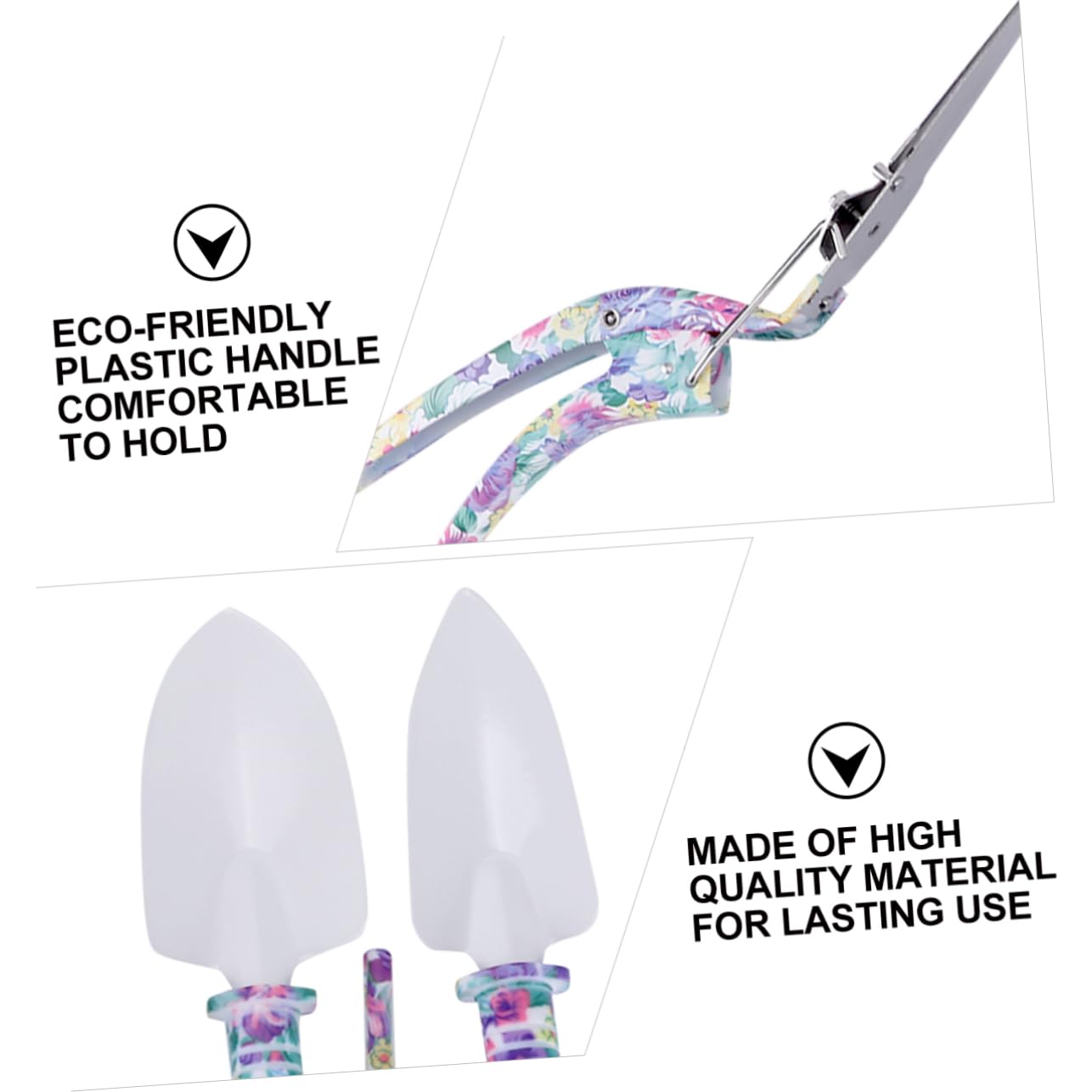 BESPORTBLE 10 Pièces Outils De Jardinage avec Râteau Cisaille Et Pelle Kit De Jardinage Robuste pour Et