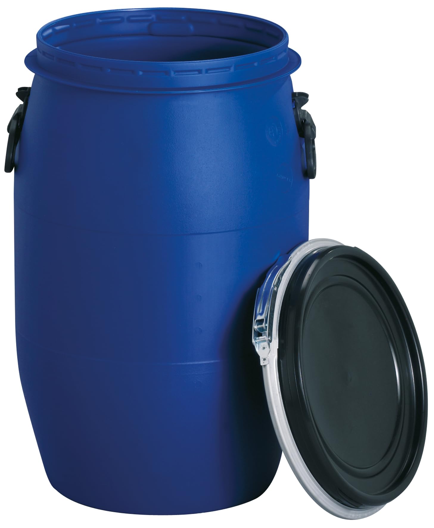 Graf Kunststoff-Weithalsfass Regentonne 60 Liter blau lebensmittelecht