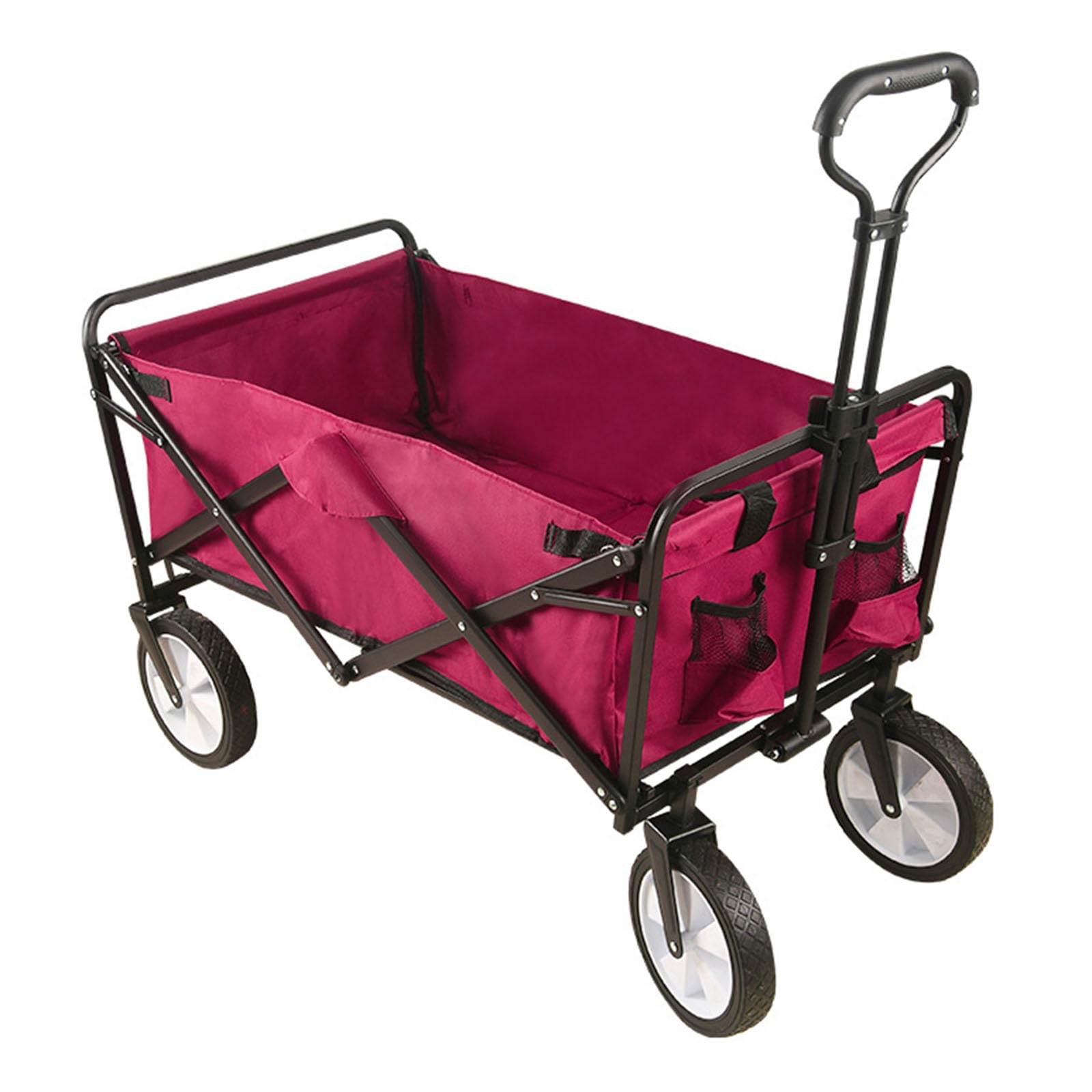赤い 鉄製 アンティーク キャリーワゴン Amazon | 赤 折りたたみ