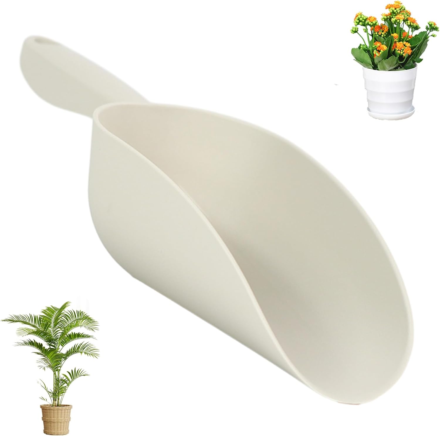 Earth Shovel, Rounded Shovel for Home Potted Plants, Cultivation Needs for Loosening Soil, Beach Play, Pot Planting, Soil Digging, Transplanting Vakuum