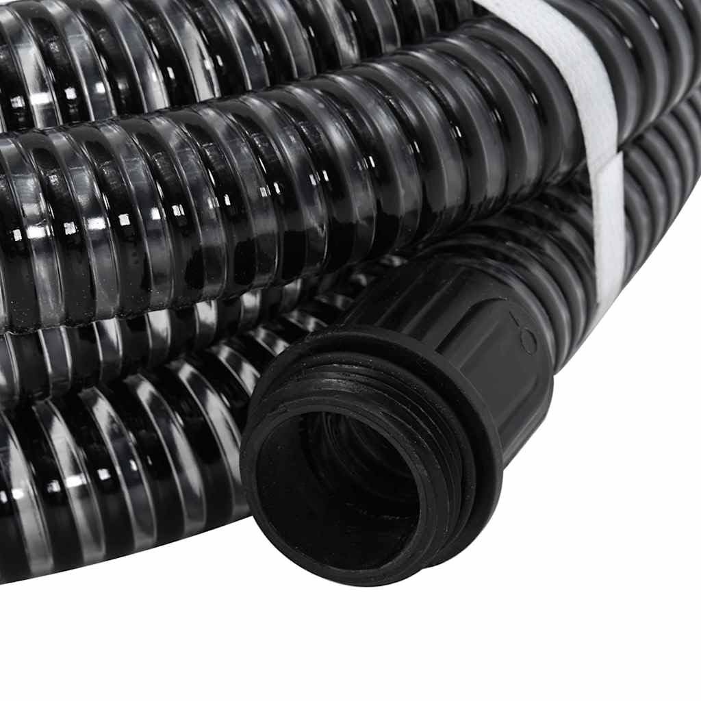 PVC Suction Hose 1.1" x 25m with Foot Valve and Strainer for Garden Pumps and Water Filters