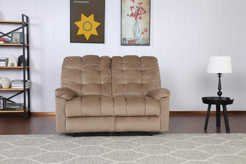 Amazon Brand - Solimo Capri 2 Seater Fabric Recliner (Mocha) (B07FKNCVNN) Amazon Price History, Amazon Price Tracker