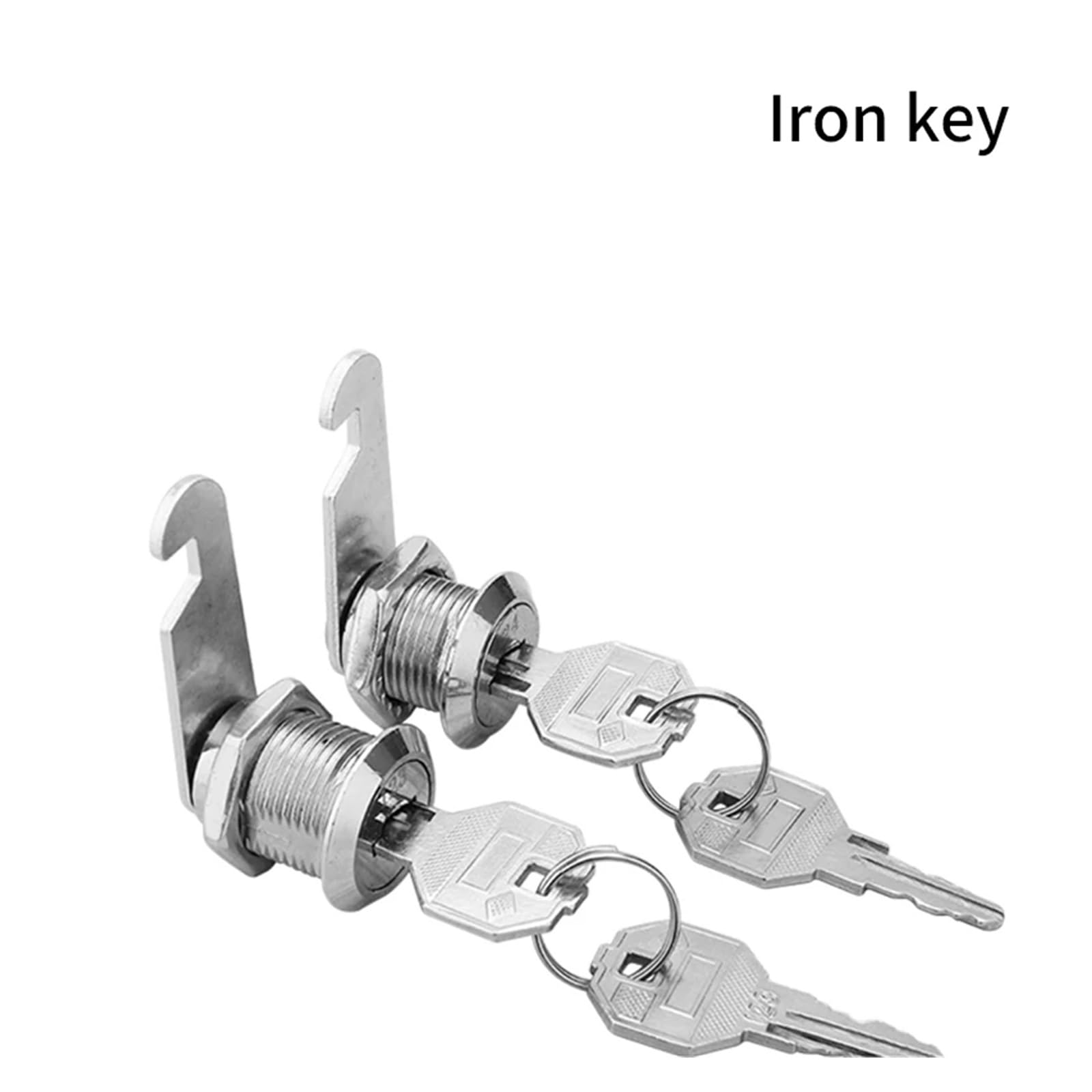 Zamek krzywkowy do metalowej szafki cylindrycznej z 2 kluczami | Zestawy Multicolor 16mm 5/20/100 do skrzynek pocztowych z szufladami: Szafka szafkowa(White,20 Sets)
