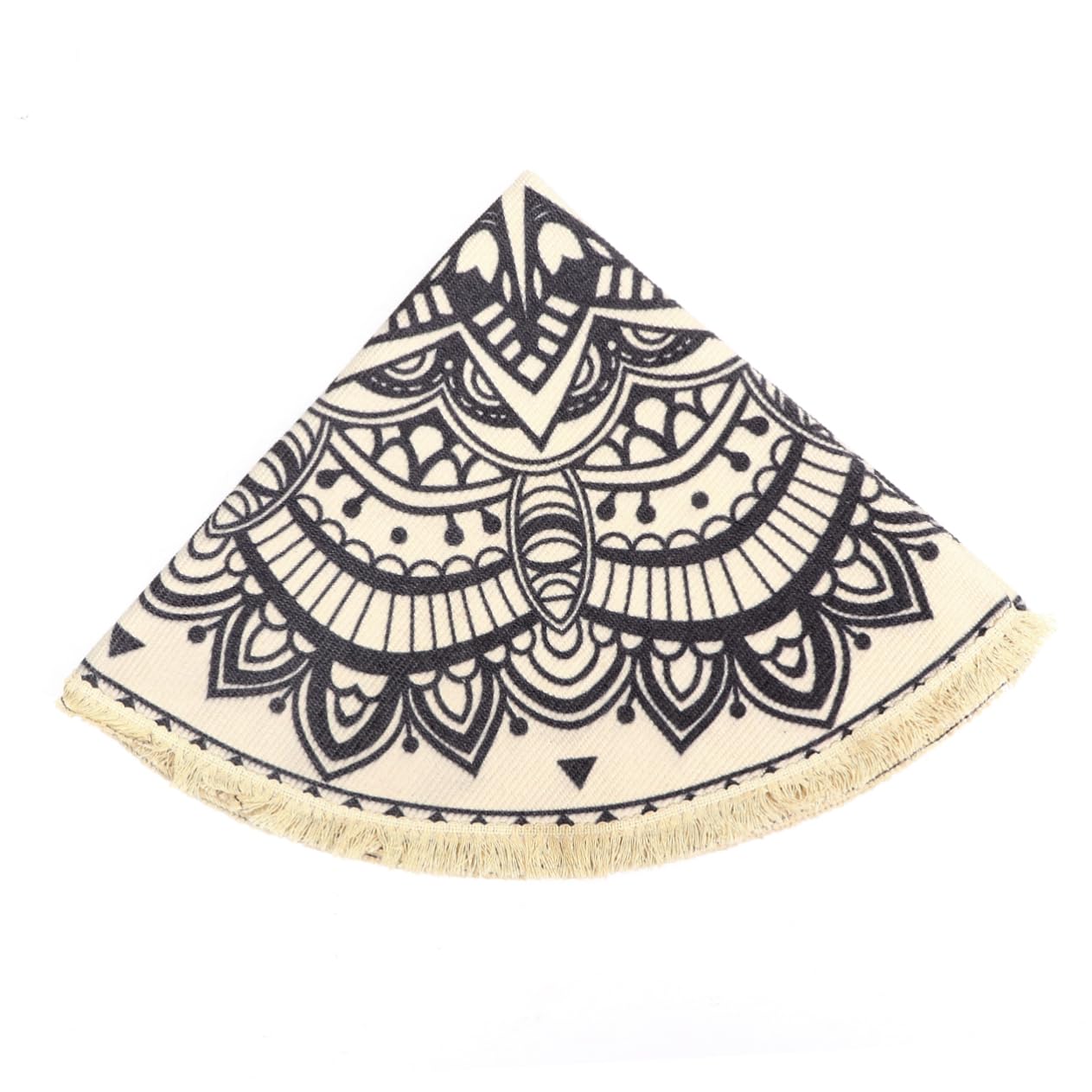 Tapis rond en coton polyester ethnique Amosfun pour sol de chambre