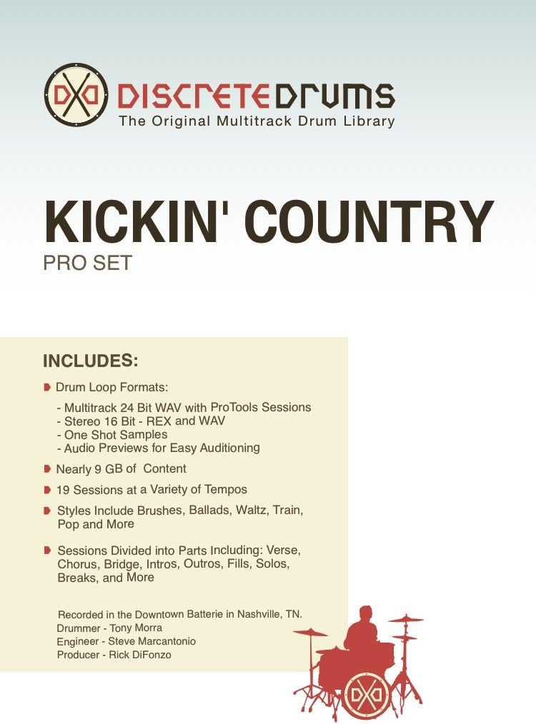 DDKCPRO Discrete Drums Kickin' Country Pro Set