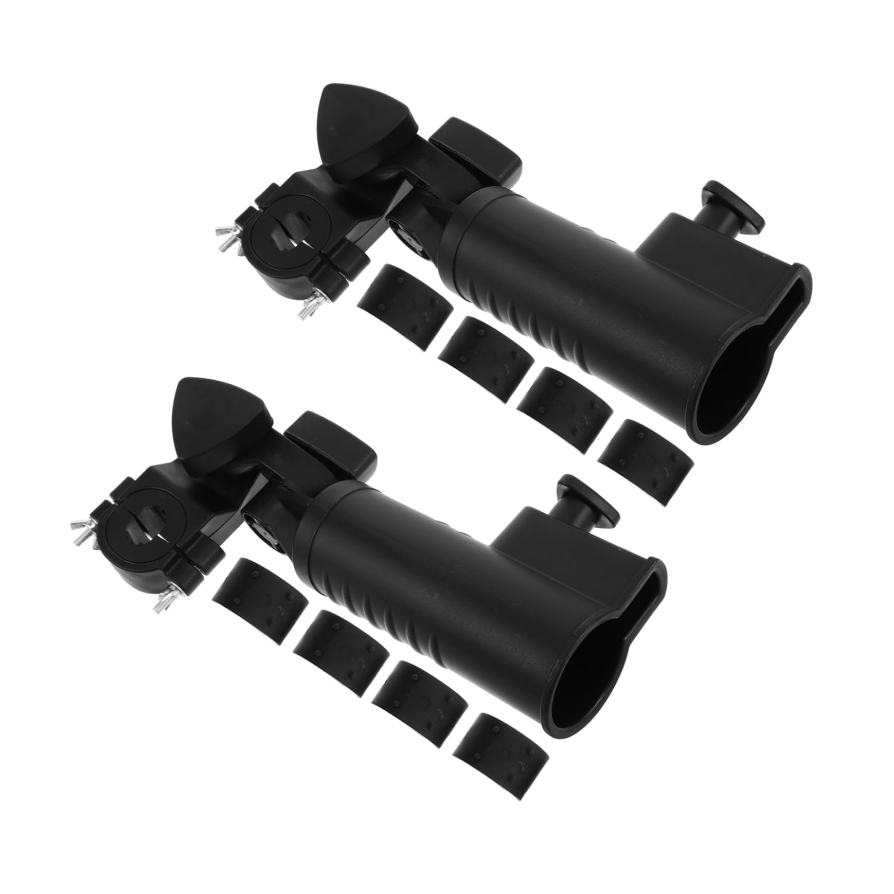 YARNOW Soporte para Paraguas de Golf Negro de Plástico, 2 Piezas
