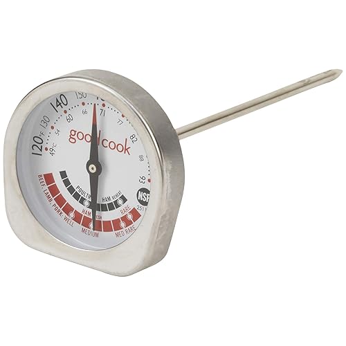 GoodCook Everyday Meat Thermometer with Bi-directional Dial for Meat Type