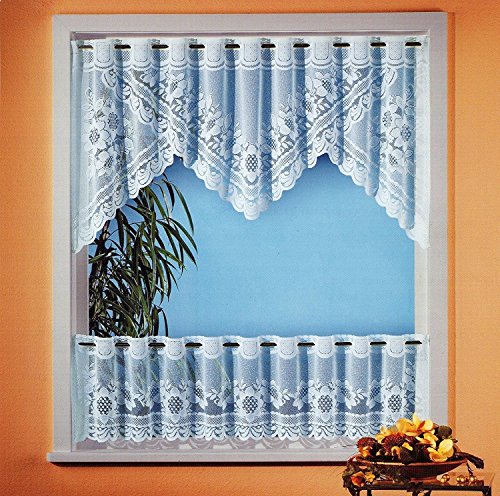 fashion-and-joy Gardine Vorhang Scheibengardine 2-teiliges Bistro-Set HxB...