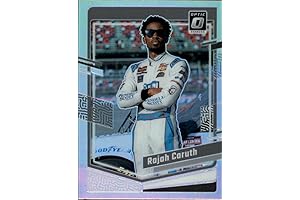 2024 Donruss Racing Optics Holo #32 Rajah Carruth Panini NASCAR Trading Card